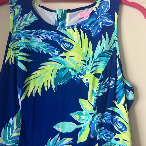 Lilly Pulitzer parrot print dress size 4 - Picture 2 of 4